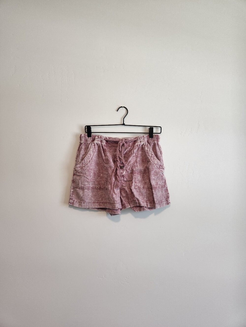 Free People Westmoreland Linen Pull On Short Size Medium